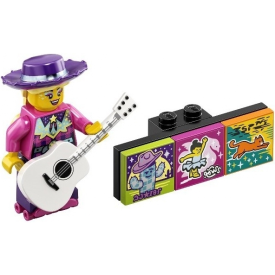 LEGO MINIFIGS Vidiyo Bandmates, Series 2 Discowgirl Guitarist 2021